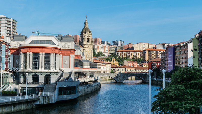 Flucht aus der Stadt Bilbao