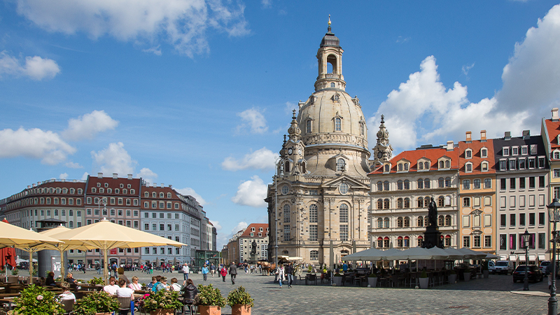Flucht aus der Stadt Dresden