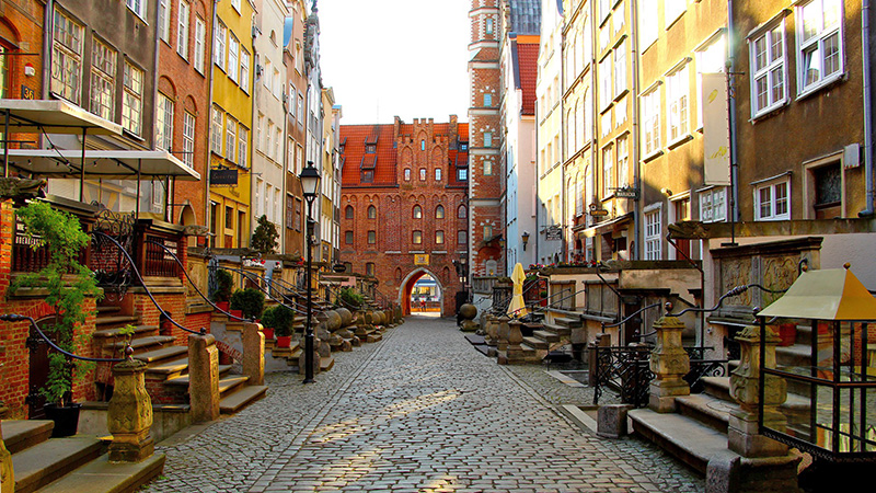 Flucht aus der Stadt Gdańsk