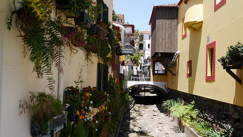 Flucht aus der Stadt Madeira