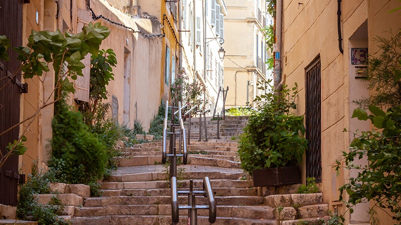 Flucht aus der Stadt Marseille