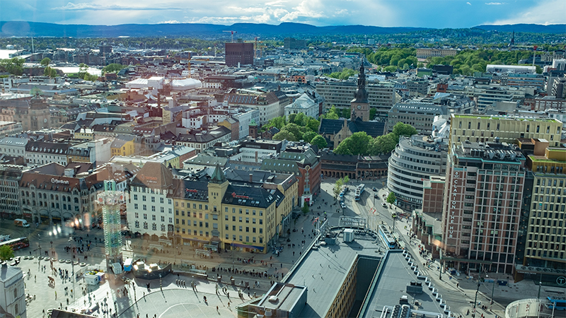 Flucht aus der Stadt Oslo