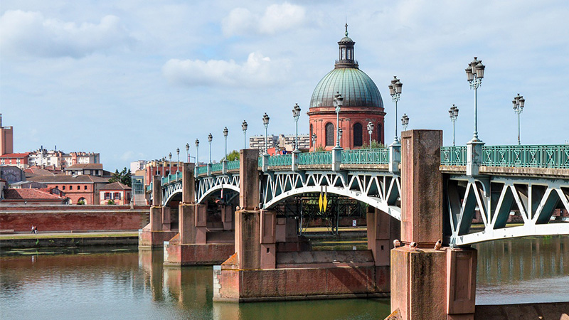 Flucht aus der Stadt Toulouse